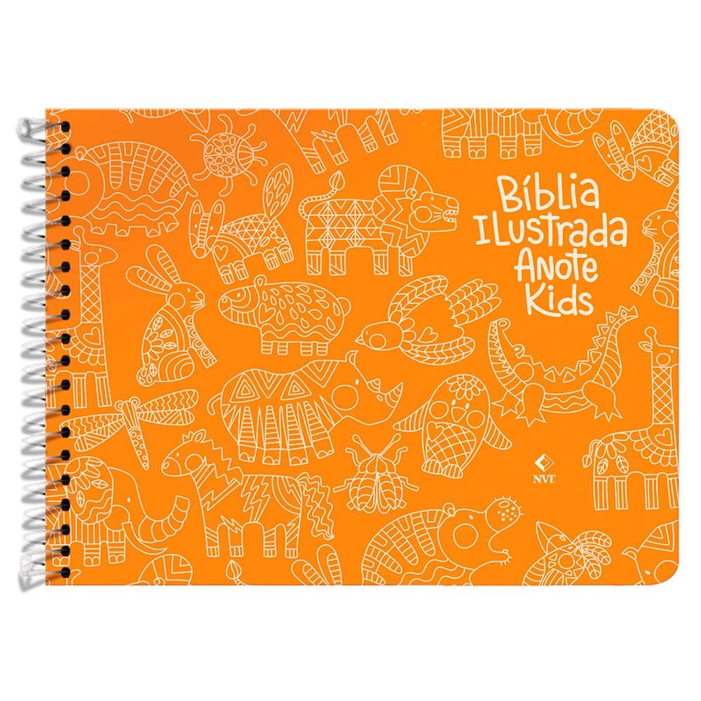 Biblia Ilustrada Anote Kids NVT Letra Normal Arca de Noe