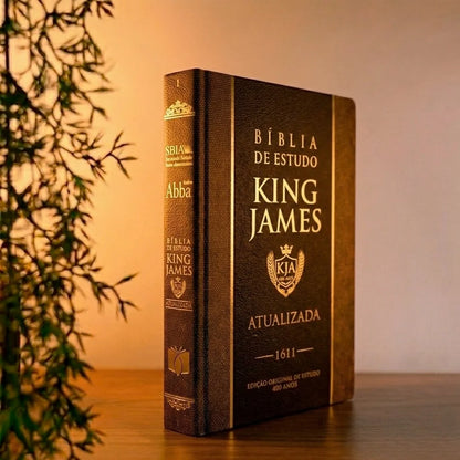 Bíblia de Estudo King James 1611 | KJA 400 Anos| Full Color | Capa Dura