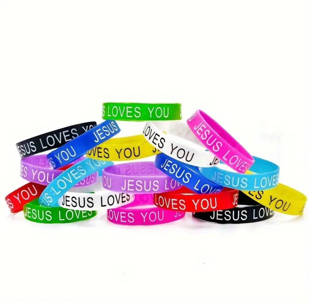 Pulseiras Jesus Loves You